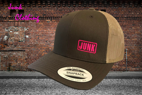 Junk Clothing brown/gold Trucker cap