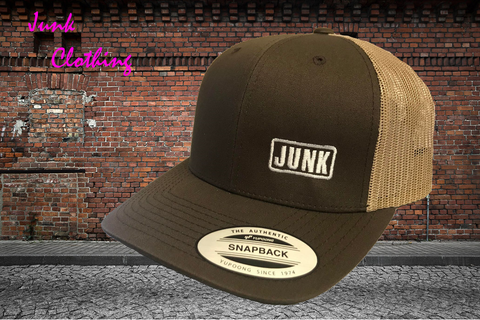 Junk Clothing brown/gold Trucker cap