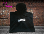 Junk Clothing black hoodie-white logo