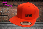 Junk Clothing orange Snapback